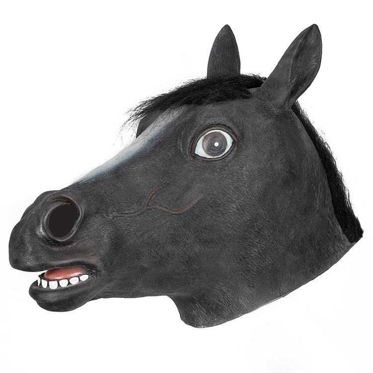 Halloween Latex Mask Animal Horse Head