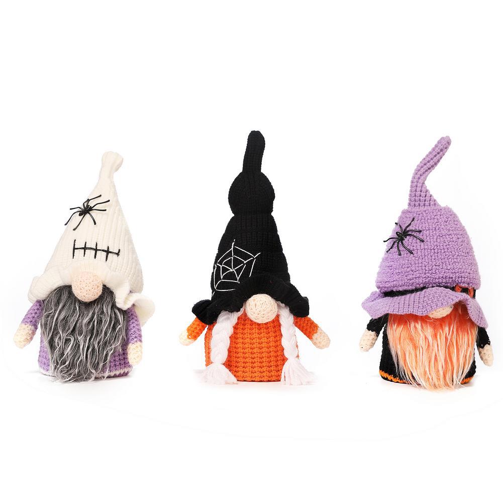 Halloween Holiday Decoration Knitted Rudolph Doll