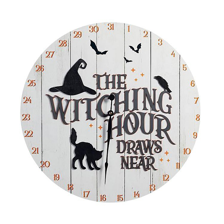 Halloween Countdown Clock Wooden Countdown Watch