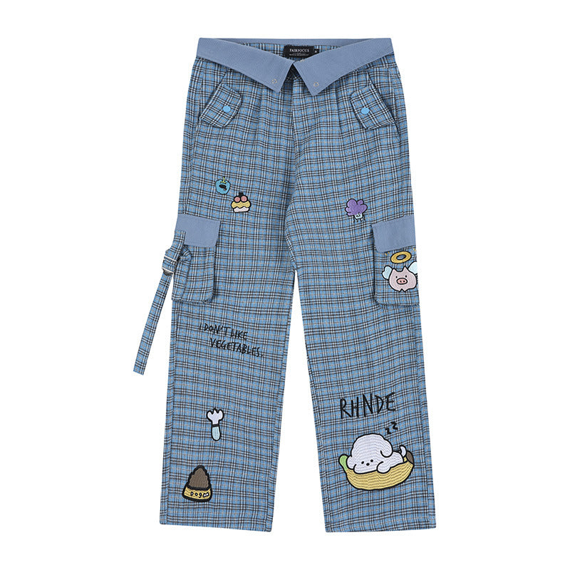 Casual All-match Loose Straight Wide-leg Pants