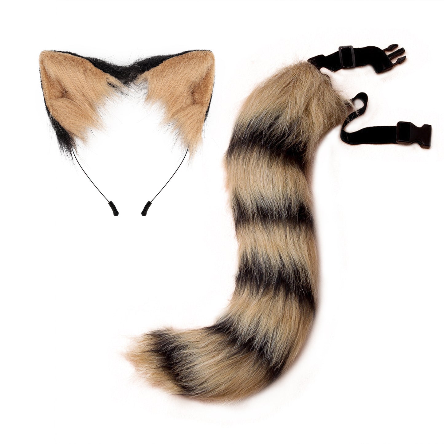 Halloween Party Faux Fox Tail Hairband Plush