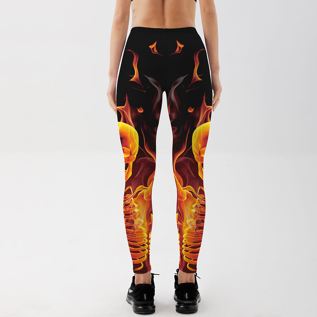 Halloween Personality Creative Skull Print Yoga Pants