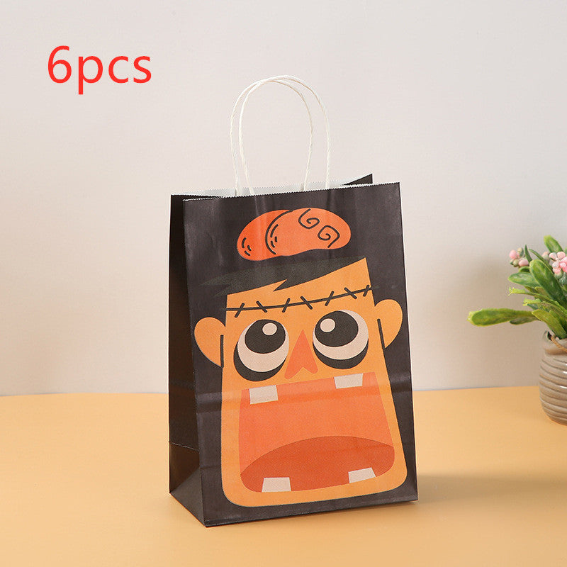 Halloween Pumpkin Handheld Paper Bag Kindergarten