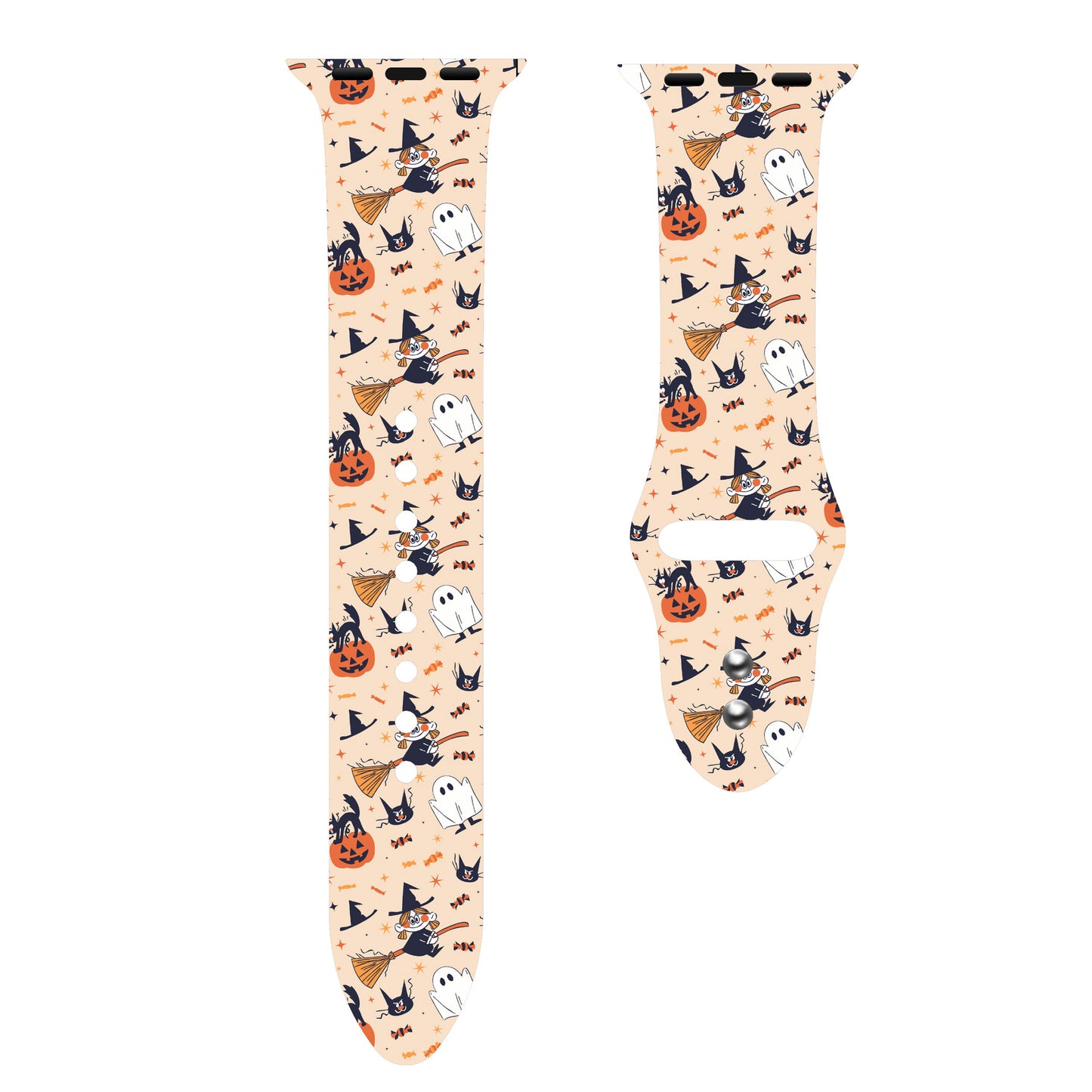 Halloween Series Color Printed Silicone Sports Strap