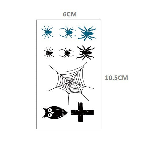 Makeup Stickers Tattoo Water Transfer For Halloween