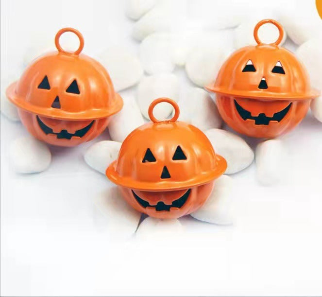 Halloween Decoration Pumpkin Small Bell Pendant Supplies Accessories Scene Atmosphere
