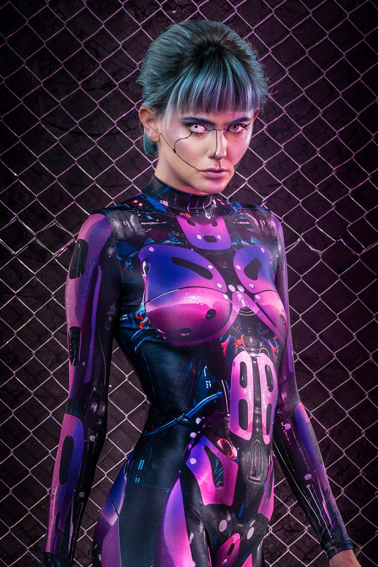 Bodysuit Cosplay Robet Cosplay Halloween