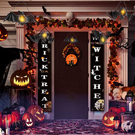 Halloween Front Door Bat Pendant Resin