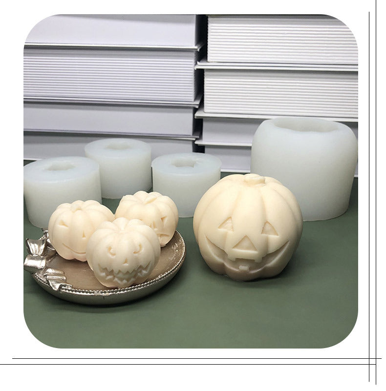 Halloween 3D Pumpkin Mousse Cake Chocolate Silicone Mold