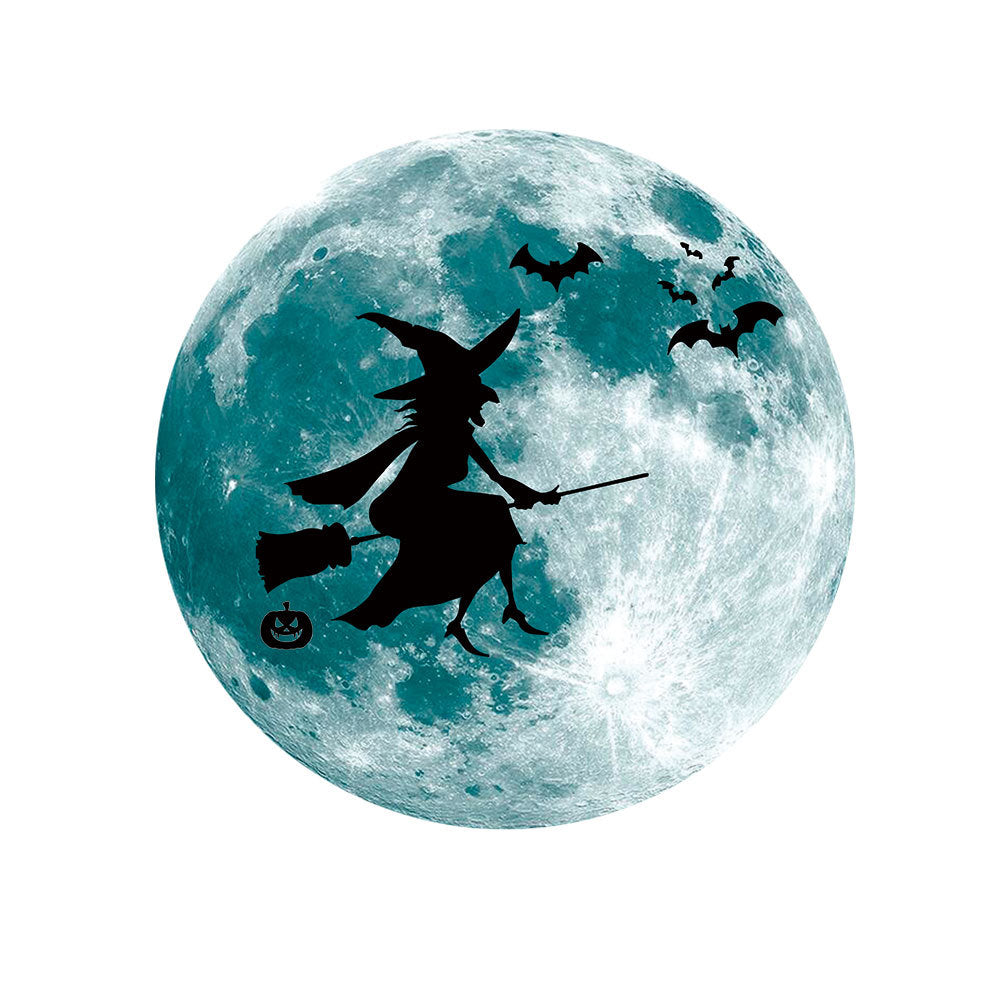 Halloween Crow Pumpkin Luminous Fluorescent Sticker
