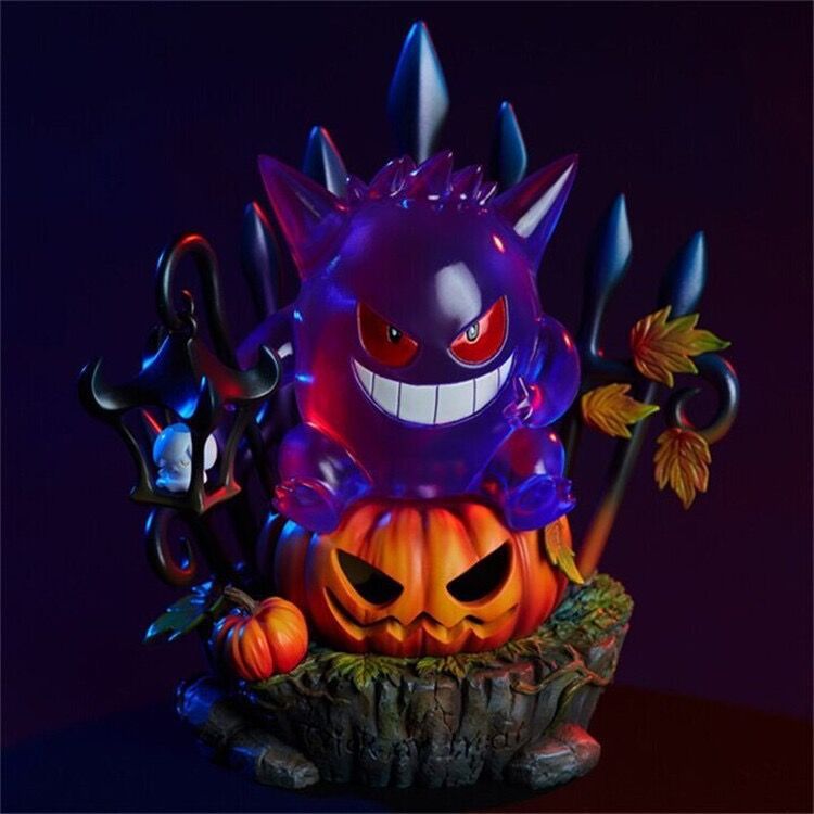 Halloween Pumpkin Lantern Sculpture Resin Crafts Ornaments