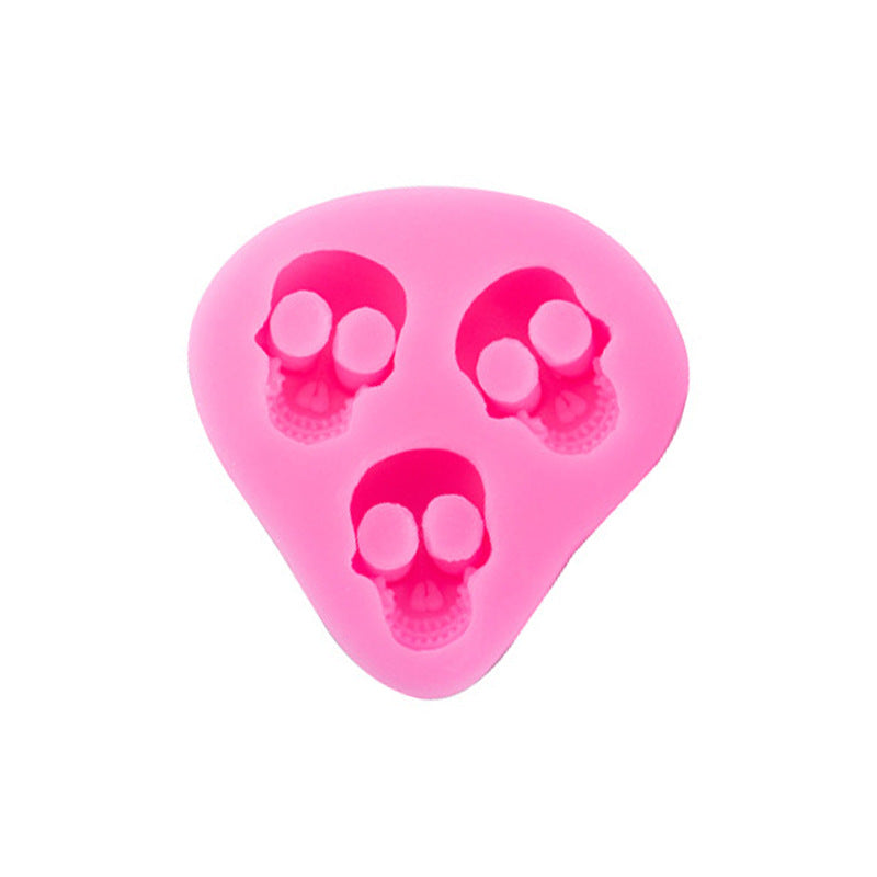Halloween Pumpkin Head Skull Silicone Mould