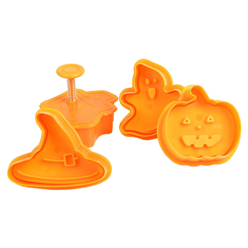 Baking Set Tool Halloween Diy Cake Decoration Plastic Cookie Cutter Mold