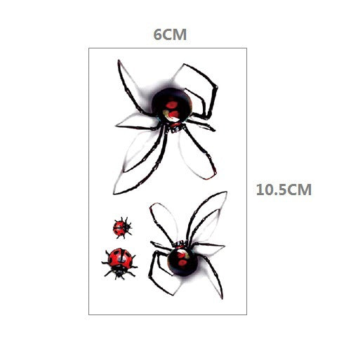 Makeup Stickers Tattoo Water Transfer For Halloween