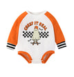Infant Toddler Long Sleeve Round Neck Jumpsuit Triangle Ha Halloween