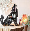 Wolf-shaped Moon Crystal Shelf Halloween Shelves