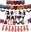 Halloween Banner Hanging Flag Horror Holiday Party Scene Decoration