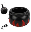 Halloween Pumpkin Smoke Witch Bucket Color Changing Lights