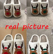 Christmas Shoes Winter Home Slippers Elk Soft Cozy Bedroom Slipper Slip On House Shoes