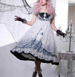 Japanese Gothic Jsk Lolita Dress Halloween Amusement Park Dark