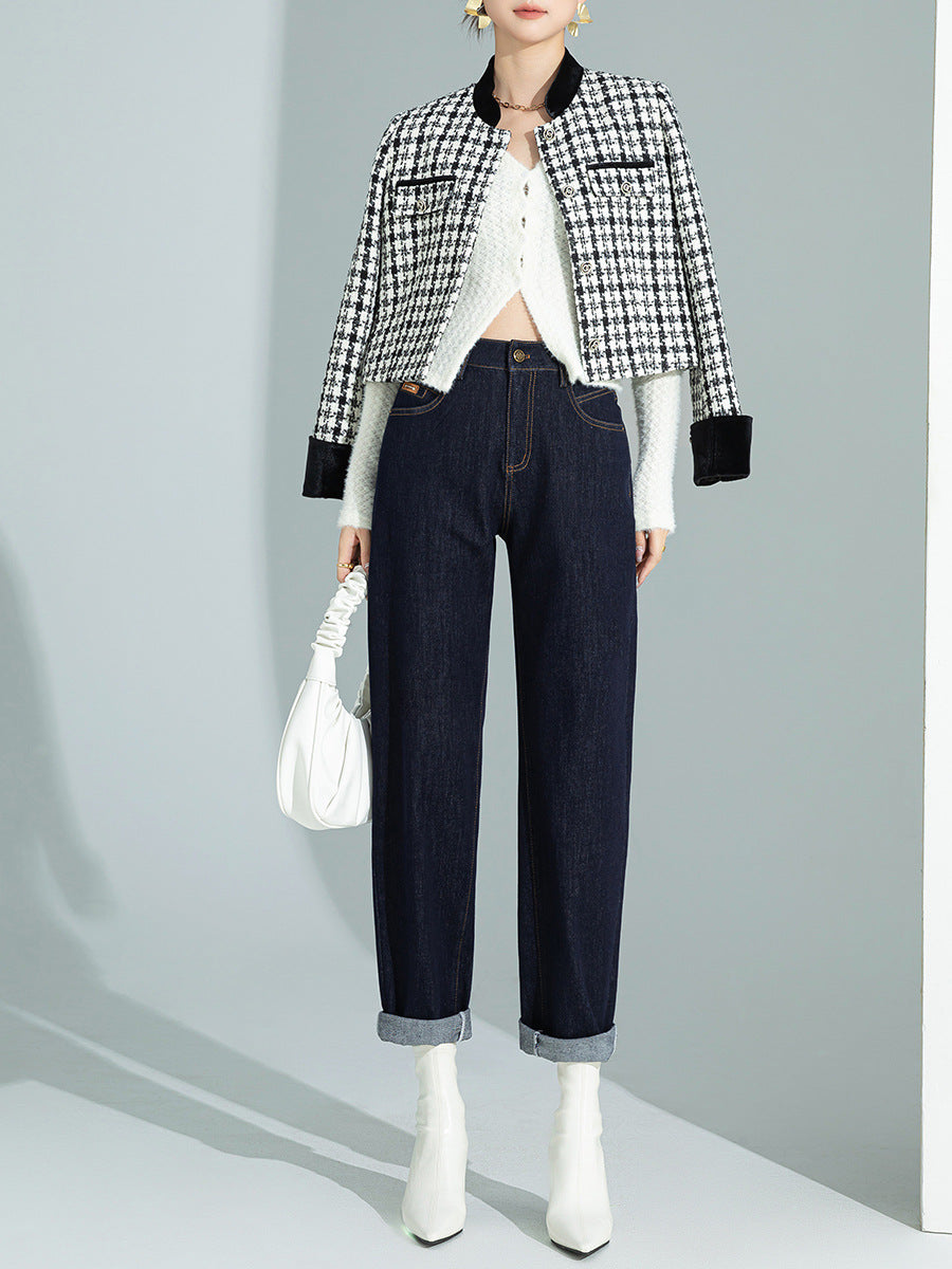 Women's Fashion Casual Loose High Waist Skinny Pants