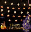 Halloween Decorative String Lights Pumpkin Bat Skull Batteries