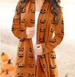Halloween Theme Printed Coat Small Cardigan