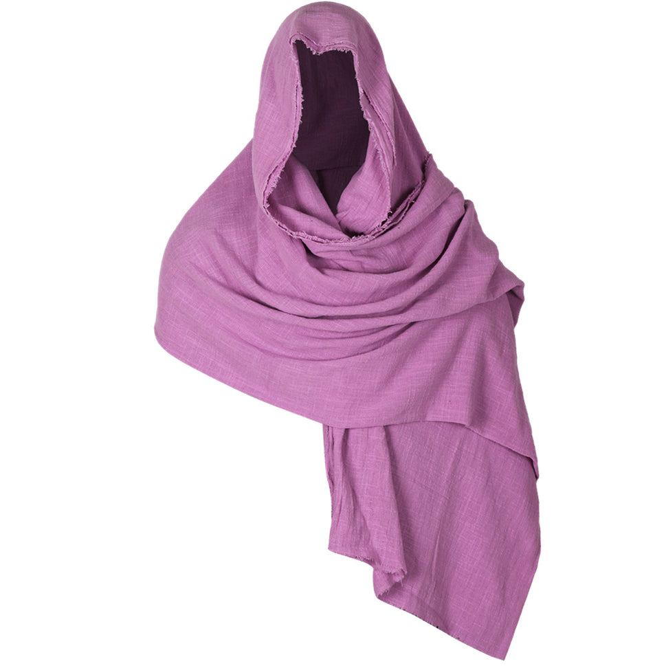 Halloween Medieval Cotton Scarf Cape Wanderer Cloak