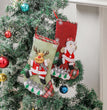 Linen Christmas Tree Gift Bag Ornaments