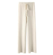 Women's Autumn And Winter Drape Knit Wide-leg Pants