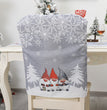 Christmas Decoration English Alphabet Chair Cover