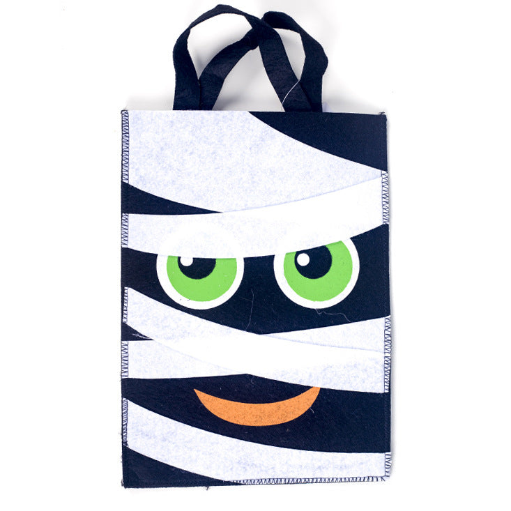 Halloween Decoration Fabric Felt Portable Storage Bag