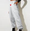 Women's Fashion Printed Casual Loose High Waist Workout Pants