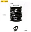 Halloween Pumpkin Paper Lantern Scene Props Ghost Festival Products KTV Bar Window Layout LED Lampshade Decoration