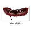 Halloween Mouth Tattoo Stickers