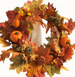 Harvest Wreath Halloween Simulation Berries
