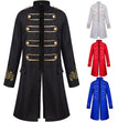 Men's Halloween Embroidered Jacket Stage Clothes