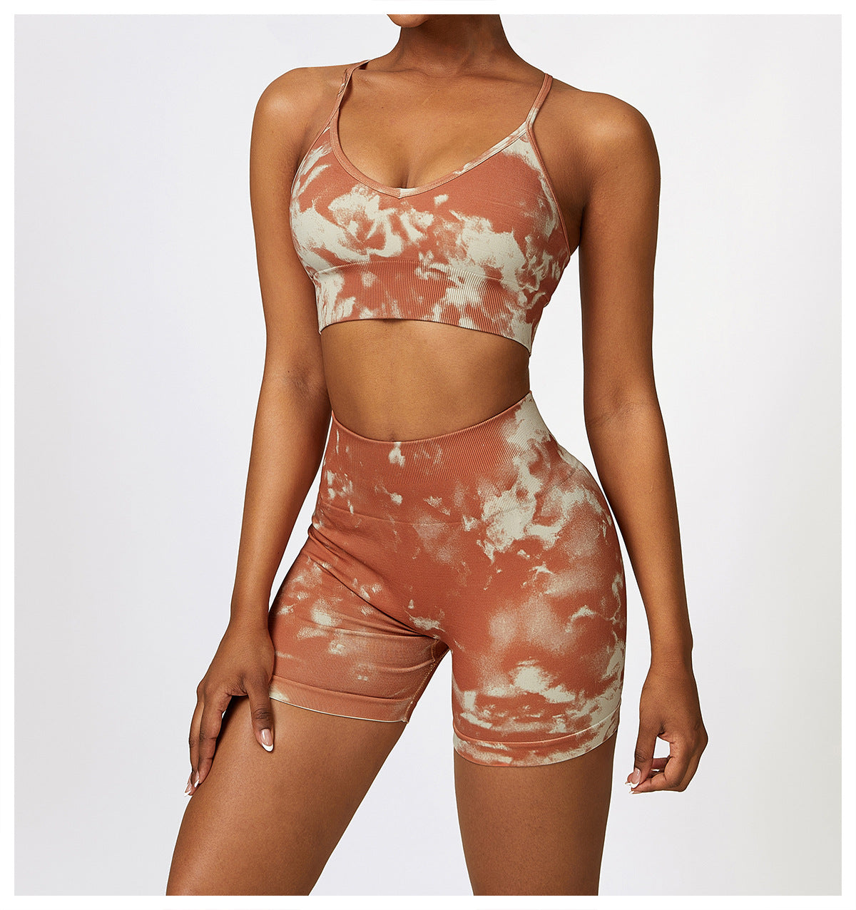 Camouflage Printing Seamless Yoga Suit