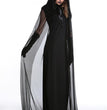 New Cosplay Halloween Women Death Hell Witch Devil Vampire Uniform Black Long Dress Party Cosplay Day Of The Dead Opera Costume