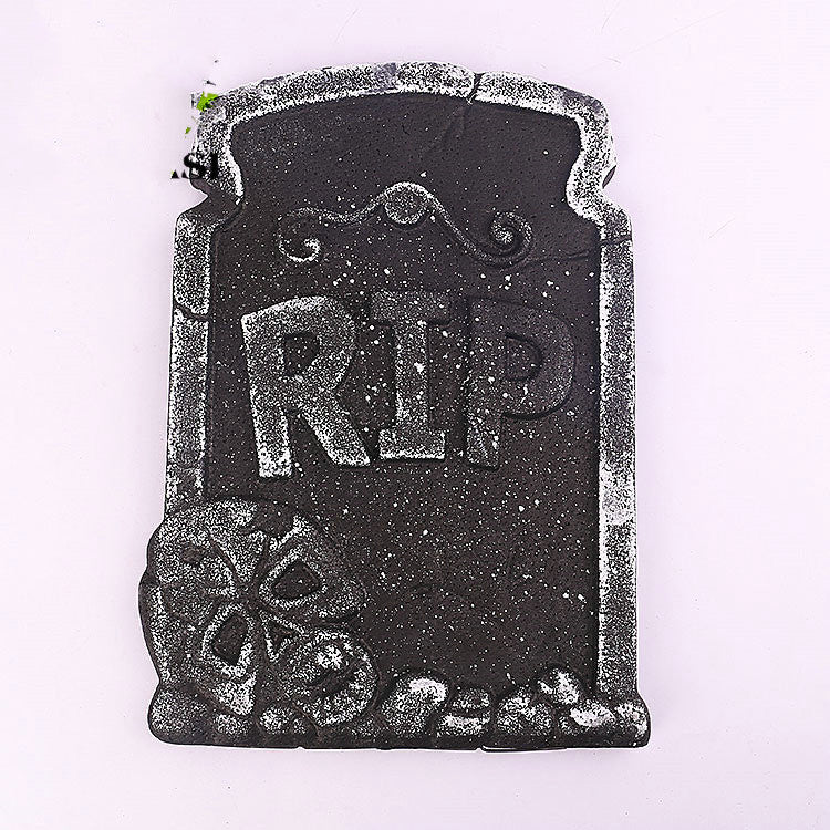 Halloween Decoration Environmentally Friendly Horror Atmosphere Skull Foam Tombstone