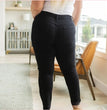 Women's Fashionable Simple High-grinding Elastic Plus Size Jeans
