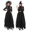 Halloween Fashion Black Witch Costume Suit