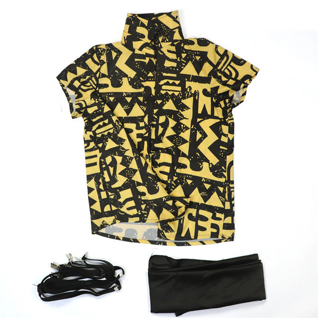 Fashion Personality Cosplay Costumes T-shirt Set