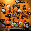 Halloween Set Ghost Festival Bar Party Aluminum Film Balloon