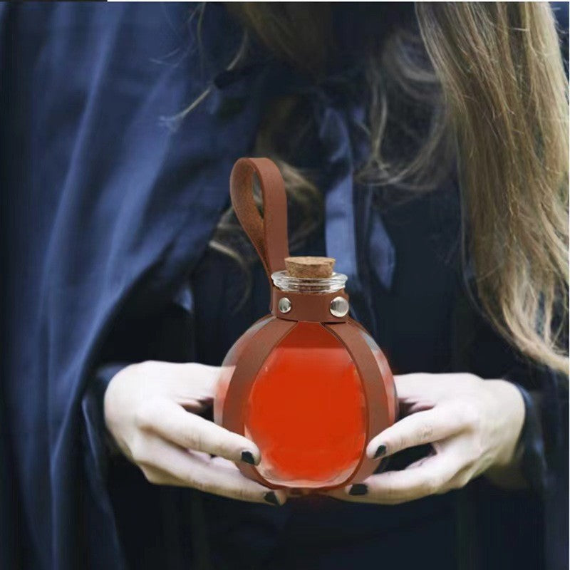 Halloween Dark Magic Cork Medicine Water Bottle Cover