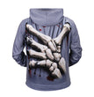 Skull Print Sports Casual Halloween Sweater