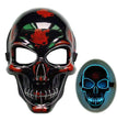 Halloween Skeleton Mask LED Glow Scary Mask