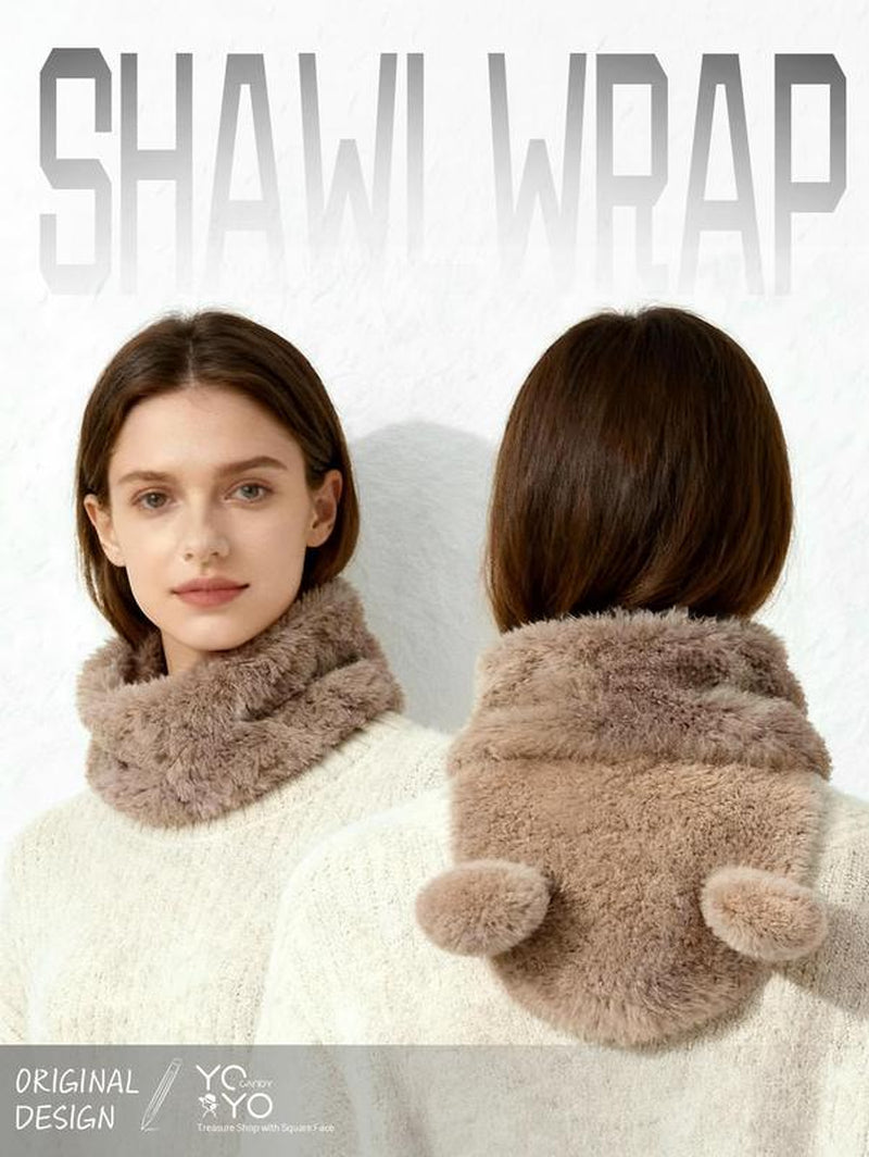 Original Design, Stylish and Cute Bear-Ear Design Windproof Hat, Suitable for Winter Warmth and Protection from the Cold, Ideal for Cyclists. the Hat Is Versatile and Suitable for Both Men and Women of All Ages, Regardless of Head Circumference