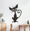 Foreign Trade Carved Wall Stickers Halloween Thriller Black Cat Creative Wall Decoration Removable Stickers FX1531 Van Gogh