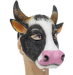 Easter Masquerade Latex Cow Half Face Mask